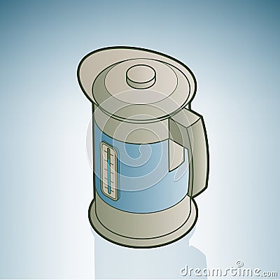 Electric Boilers on Vector Illustration  Electric Water Boiler  Image  14474312