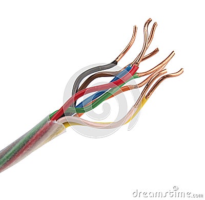 Electrical Wiring on Royalty Free Stock Photography  Electrical Wires  Image  8885437
