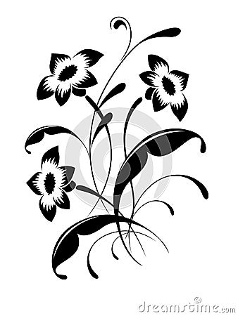 flower pattern tattoo. ELEGANT FLOWER PATTERN, TATTOO