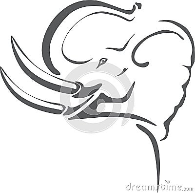 Royalty Free Stock Images: Elephant tattoo
