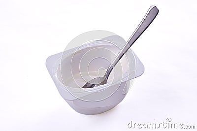 empty yoghurt