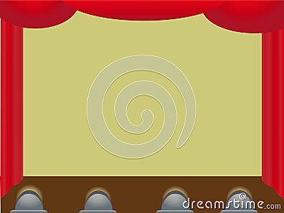 Stage Curtains Clipart. Stage+curtains+closed