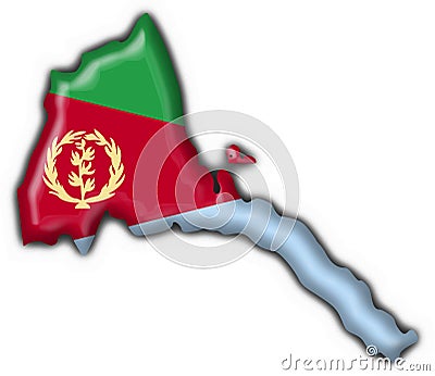 political map of eritrea. free map and eritrean of
