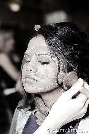 model makeup. EYE MAKEUP - INDIAN MODEL