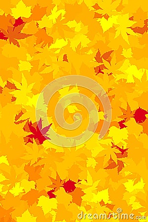 fall leaves wallpaper. Royalty Free Stock Photography: Fall leaves, wallpaper