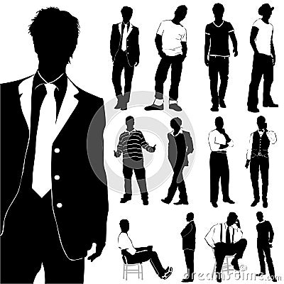 Fashion on Home   Royalty Free Stock Images  Fashion Men Vector