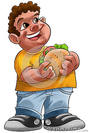 fat boy clipart. FAT BOY (click image to zoom)