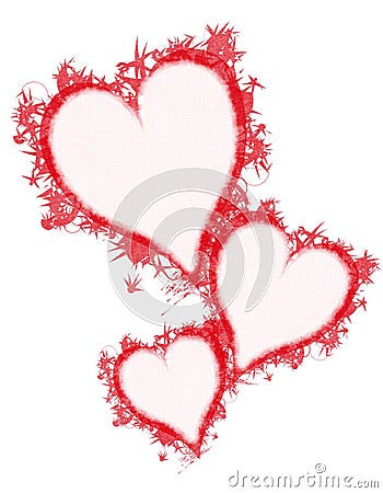 clip art of hearts. FEATHER GRUNGE RED HEARTS CLIP