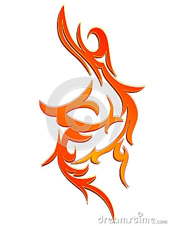Free Stock Photography on Fire Tattoo Royalty Free Stock Photography   Image  18260617
