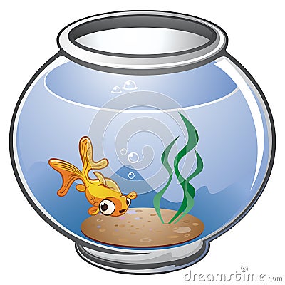 Free Fish Vector  on Fish Bowl Royalty Free Stock Image   Image  17433466