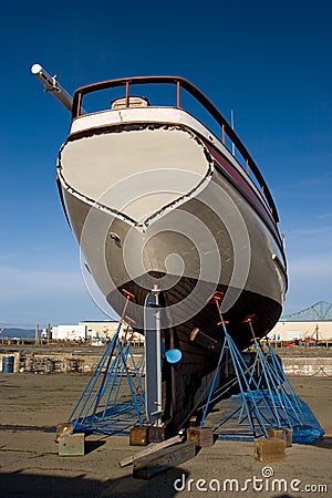 Fishing Boat, Dry Dock Royalty Free Stock Photos – Image: 496038