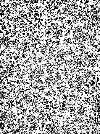Floral vector grunge pattern texture background