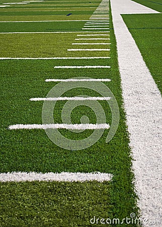 Royalty Free Stock Image: Football field lines