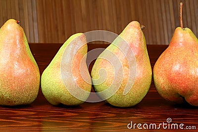 Royalty Free Stock Photos: Four pears. Image: