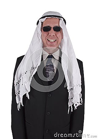 funny arab guy. FUNNY SMILING ARAB BUSINESSMAN