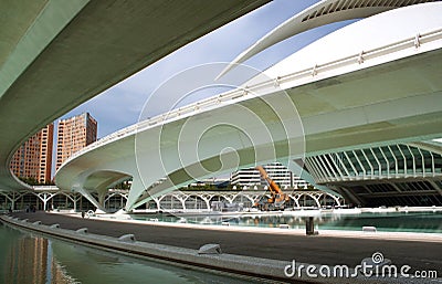 Futuristic Architecture on Futuristic Architecture Of Valencia Royalty Free Stock Image   Image