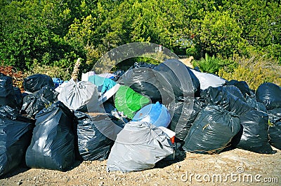 Recycling Trash Bags on Garbage Bags  Click Image To Zoom