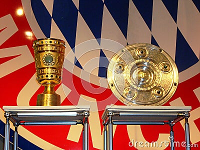 GERMAN SOCCER TROPHIES AND