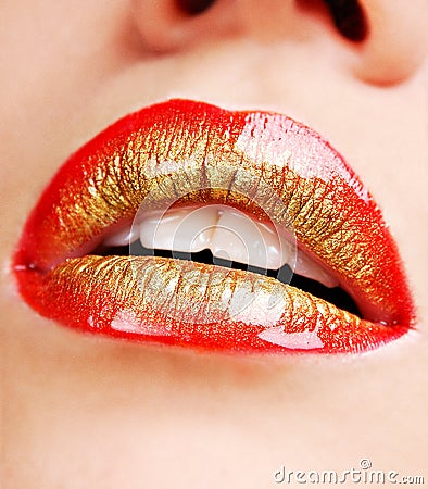 Royalty Free Stock Photos on Glamour Lips Royalty Free Stock Images   Image  2095949
