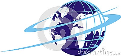Logo Design Globe on Vector Illustration  Globe Logo Design  Image  14987778