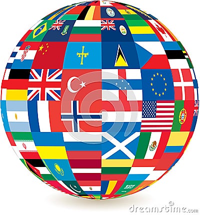 flags of the world countries. GLOBE OF WORLD COUNTRIES#39;