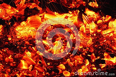 Home > Royalty Free Stock Photo: Glowing EMBERS