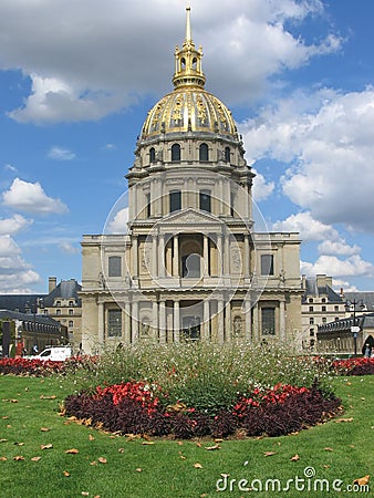 Golden Dome Of Les Invalides, Paris