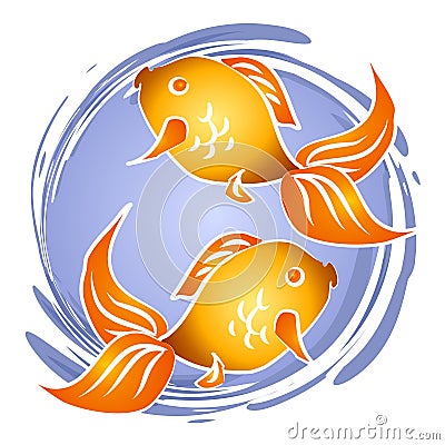 Fish Clip  on Goldfish Fish Bowl