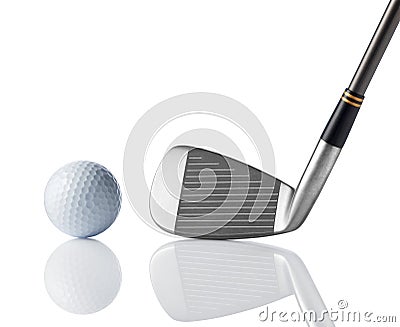golf club and ball. GOLF CLUB AND GOLF BALL (click