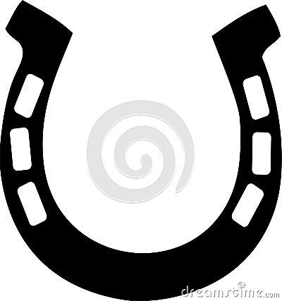 Horse Vector Free on Good Luck Horse Shoe Royalty Free Stock Photo   Image  6860265