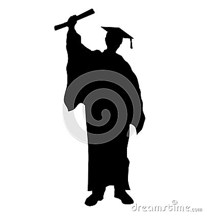 Graduate Student Silhouette