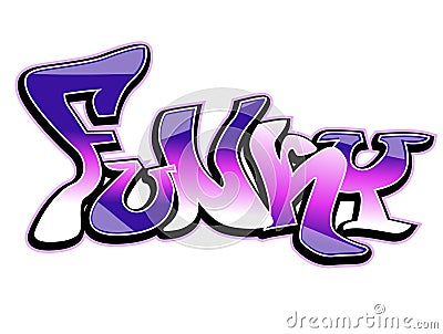 Contemporary Wall  on Graffiti Art Design  Funky Royalty Free Stock Photography   Image