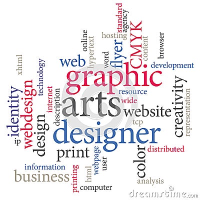 Graphic Design Definition on Vector Illustration  Graphic Arts Designer  Image  22046932