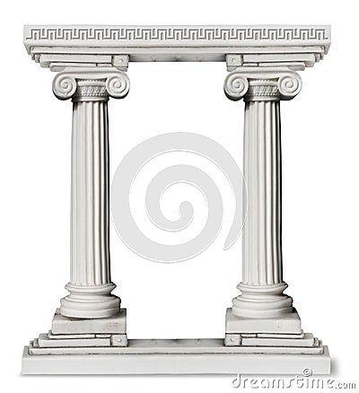 Free Stock on Greek Columns Gate Royalty Free Stock Photography   Image  11101197