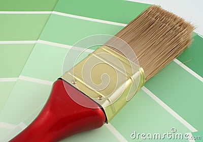 Paint Samples on Stock Image  Green Paint Samples  Image  299641