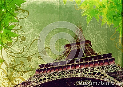 Free Eiffel Tower Picture Sepia on Stock Photo  Grunge Eiffel Tower In Sepia  Image  2524000