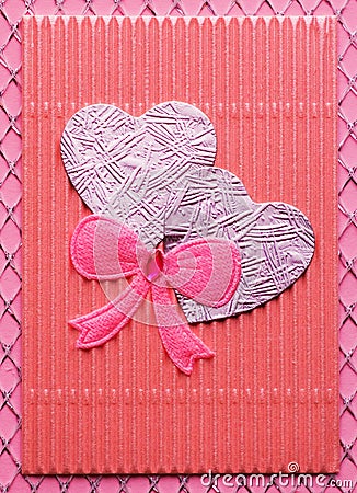 Handmade Valentine Cards on Stock Photo  Handmade Valentine Card  Image  3912570