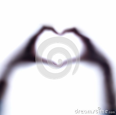 love heart symbol. HANDS FORMING A HEART, SYMBOL