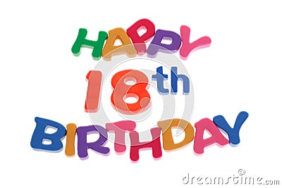 Royalty Free Images on Happy 18th Birthday Royalty Free Stock Images   Image  6180099