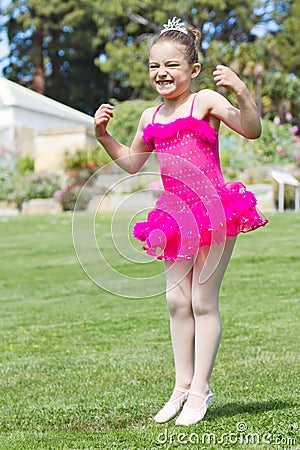happy ballerina