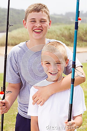 Brothers Fishing