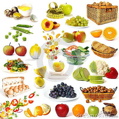 Pictures Food on Home   Royalty Free Stock Photography  Healthy Food Collection