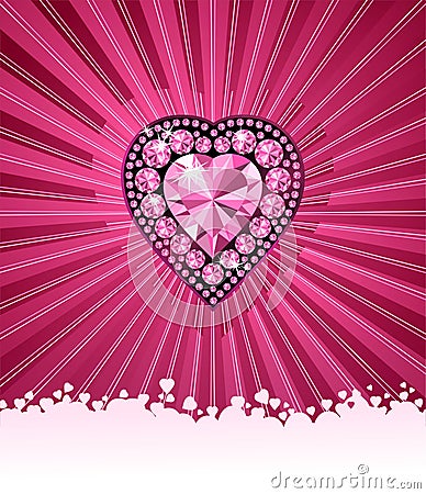love heart vector. HEART OF LOVE / DIAMOND HEART