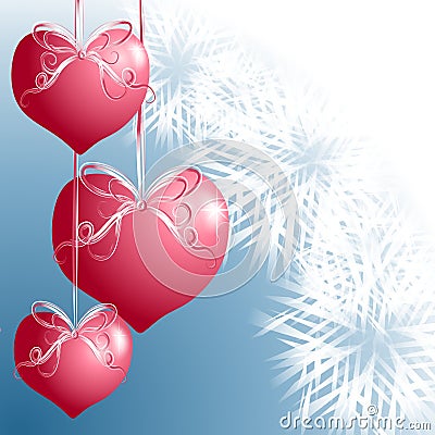 Free Vector Ornaments on Clip Art Illustration Featuring A Group Of Pink Heart Shaped Ornaments