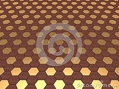 gold hex