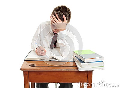High Desk on Free Stock Photography  High School Student At Desk  Image  14958487