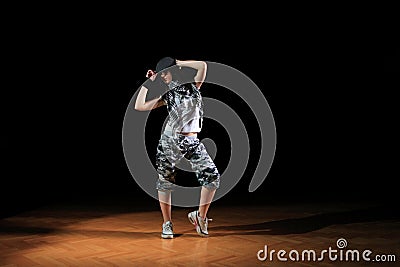   Dance Clothes  Girls on Royalty Free Stock Image  Hip Hop Girl In Dance  Image  18307746