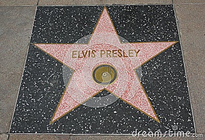 Hollywood Walk Fame on The Elvis Presley Hollywood Walk Of Fame Star On The Hollywood