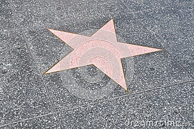 Star Walk Hollywood on Hollywood Walk Of Fame S Star Royalty Free Stock Photos   Image