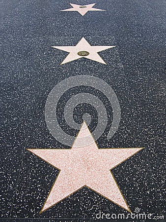 Star Walk Fame on Hollywood Walk Of Fame Stars Royalty Free Stock Photo   Image  2121305